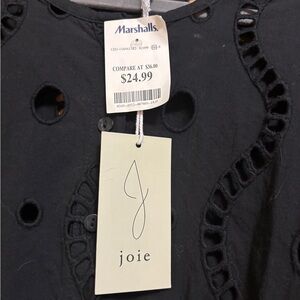 *NWT* Joie Black Cutout Detail Top